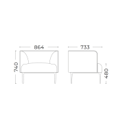 Fauteuil lounge Tapissé_4