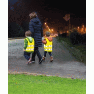 LAMPA - Gilet de sécurité enfant - Réfléchissant, taille universelle 45x42cm, ajustable - 936497_4