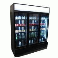 Réfrigérateur 3 portes en verre noir fcu-1200 bl l1600 7455.2115 COMBISTEEL_4