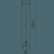 Tyrolienne 20m en acier inoxydable avec plateforme - Conforme EN1176 - Référence BT21008_4