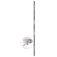 Vidaxl porte d'entrée anthracite 98x200 cm pvc 3157100_4