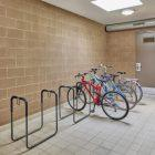 Support vélos gainé tube Ø 25 mm avec gaine de protection - Râtelier 4 vélos indoor_4