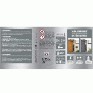 Vernis bois extérieur V33 - Haute protection opaque rouge nordique brillant - 0.75 L_4