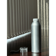 Gourde de sport - aluminium recyclé - 600 ml - avec sangle en silicone et couvercle assorti_4