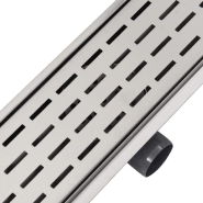 Vidaxl drain de douche linéaire 730 x 140 mm acier inoxydable 142178_4