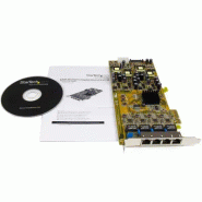 Carte réseau PCIe à  4 ports Gigabit Power over Ethernet - NIC PCI Express PSE / PoE_4