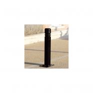 DMC206674 - Potelet de ville rabattable DMC - Tube acier 3 mm Ø 76 ou 114 mm avec pommeau au choix_4