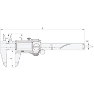 Pied à coulisse digital IP67 Mitutoyo® - 150 mm_4