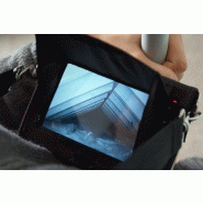Caméra d'inspection sans fil radio Shaftcam Wireless - perche télescopique jusqu'à 4m - caméra multi-positions avec LEDs et écran LCD couleur_4