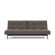Innovation Living - Canapé convertible Splitback EIK 115x200 cm - Chêne fumé - Tissu Flashtex Dark Grey_4