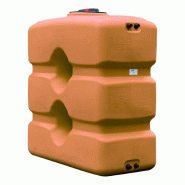 Cuve 800l Aérienne De Récupération D'eau - Réservoir Compact Terracotta - Elbi Cpn800_4