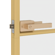 Vidaxl porte intérieure mince doré 83x201,5 cm verre trempé aluminium 155141_4