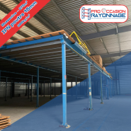 Mezzanine - 878m² - Poutre en IPN 16mm d'épaisseur - 800kg/m²_4