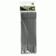 Nature chevilles d'ancrage de jardin 10 pcs gris 428505_4