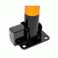 Barrière de parking manuelle rabattable conçue pour usage extérieur et résistant à la corrosion