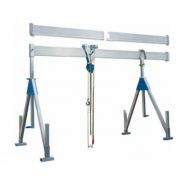 Portique mobile en aluminium - poutre double - Schilling - 1.000 kg et 1.500 kg - réglable en hauteur et longueur_4