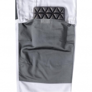 Salopette de peintre coton/polyester - Teramo - 6 poches, bretelles ajustables, genoux préformés_4