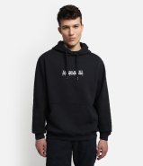 Sweat à capuche B-Box - Réf: NP0A4GBE - Napapijri - 80% coton / 20% polyester avec logo sur l'avant_4