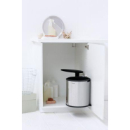 Built-in Bin -15 litres Brabantia - Poubelle encastrable pratique en acier brillant - Volume S (15 L)_4