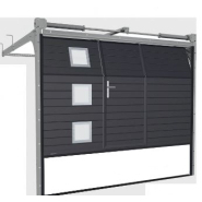 Porte de garage sectionnelle anti-effraction adaptée aux maisons individuelles et immeubles collectifs - Modèle personnalisable_4