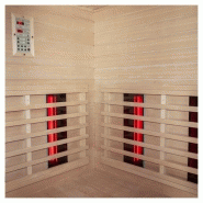 SAUNA ​​INFRAROUGE BOREAL® DIFFUSION 140C - 3-4 PLACES À SPECTRE COMPLET - ​140X140_4