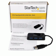 StarTech Hub USB 3.0 (5Gbps) à  4 ports avec cble intégré_4
