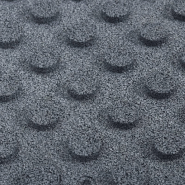 Vidaxl carreaux de protection antichoc 18pcs caoutchouc 50x50x3cm gris 3096597_4