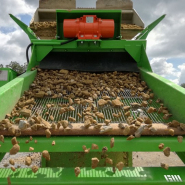 Crible stationnaire DB25 - pliable et transportable, rendement 7-25T/h, 580kg_4