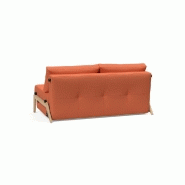 INNOVATION LIVING  CANAPÉ DESIGN CUBED WOOD 02 CONVERTIBLE LIT 200*160 CM TISSU ROUILLE ARGUS_4