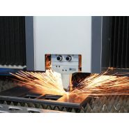 Zone de travail étendue et vitesse élevée sur la machine Platino Fiber Evo