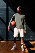 Bermuda écoresponsable homme - Réf: NS701 - coton biologique et polyester recyclé - marque Native Spirit_4