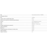 Plateau semi-porté agricole avec essieu balancier et plancher en acier antidérapant