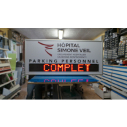 Système de gestion de parking composé d'un ou plusieurs afficheurs de 7 couleurs idéale pour les centres commerciaux, les entreprises, ...- MATPARK_4