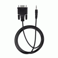 StarTech Cble Série DB9 vers 3.5mm de 1m - Cble RS232_4