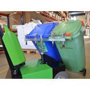 T1000-D - tracteur pousseur électrique Liftop - capacité 1000 kg - timon articulé et batterie interchangeable_4