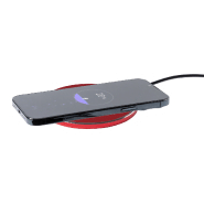 Chargeur sans fil rapide 15W - boîtier en aluminium recyclé - câble USB inclus - couleur rouge_4