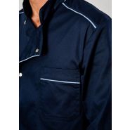 Veste de cuisine mixte - modèle Théoule - col mao - personnalisable - Made in France_4