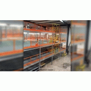 Plateforme / mezzanine sur 2 niveaux - Grandes portées - Charge jusqu'à 1000 kg/m²_4