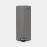 Poubelle à pédale newIcon 30 litres - Mineral Concrete Grey - Brabantia - Volume L (30 L) - Revêtement satiné - Pédale en métal inoxydable_4