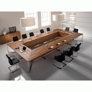 Table de conférence i-meet - Référence imeet03 - LAS - 640x320 cm - Câblage intégré et design modulable_4