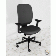 Fauteuil de bureau Alaia haut dossier - Sokoa - Gris, Contact permanent, Classique_4