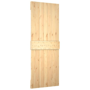 Vidaxl porte narvik 95x210 cm bois massif de pin 154429_4