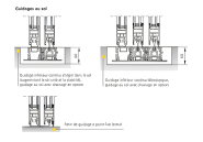 Porte coulissante avec verrouillage invisible FLUVERI