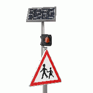 Balise clignotante intelligente EVOFLASH - Détection Doppler, solaire ou électrique, fixation universelle