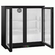 Arrière-bar réfrigéré 2 portes battantes vitrées - 220 litres | BKTG2SN_4