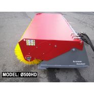 Balayeuse couvercle ouvert renforcée - Attec - moteur et système d'entraînement intégrés pour usage intensif_4