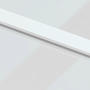 Vidaxl porte coulissante blanc 90x205 cm verre trempé aluminium 155205_4