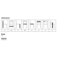 Chaise visiteur Marina - multi-usage - empilable - neuf - dossier respirant - piétinements anti-rayures_4