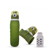 Gourde filtrante compressible 1 litre - Souple, légère et efficace - Osmodyn - silicone_4