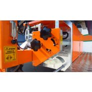 Récolteuse automotrice sur roues 8000 Foglia - Ortomec Srl - largeur de tête de récolte 120 à 180 cm - pour jeunes pousses, roquette, épinards_4